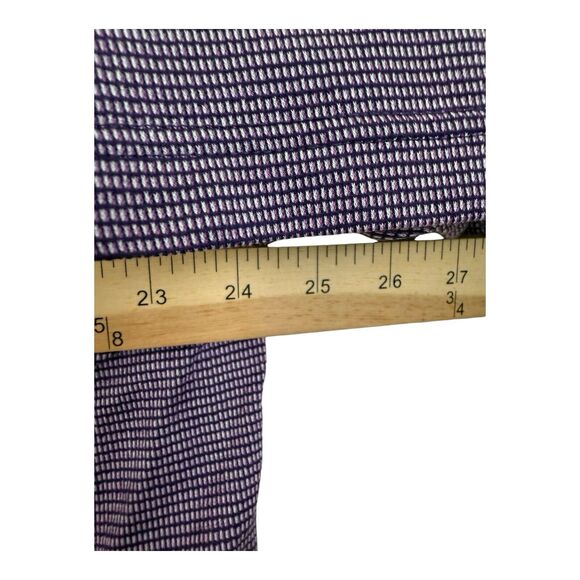 Peter Millar Polo Shirt Mens Size XXL Purple Stripe Cotton Short Sleeves - Picture 6 of 8